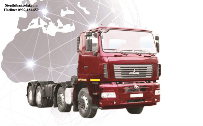 Xe Tải 8x4 (Cầu dầu) MAZ 6516B9