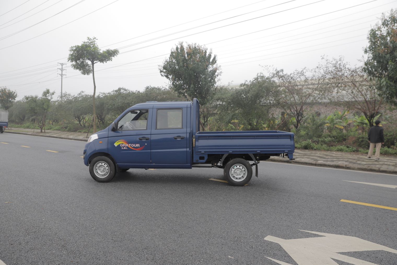 Xe Foton Gratour cabin kép thùng lửng